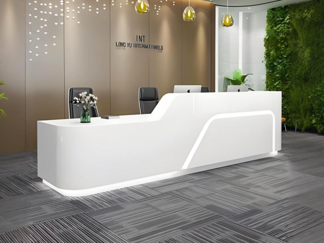 玻璃钢发光前台,定制企业的第一道风景 玻璃钢发光前台,定制企业的第一道风景