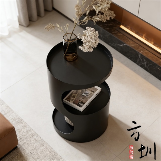 玻璃钢多层储物茶几家具 玻璃钢多层储物茶几家具