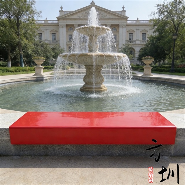 户外公园玻璃钢休闲椅板定制 户外公园玻璃钢休闲椅板定制