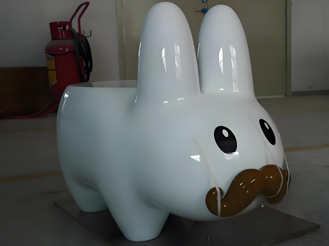玻璃钢卡通兔子座椅 玻璃钢卡通兔子座椅